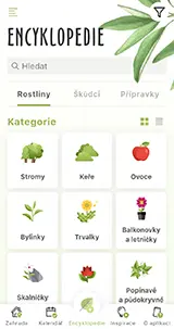 Náhled obrazovky aplikace